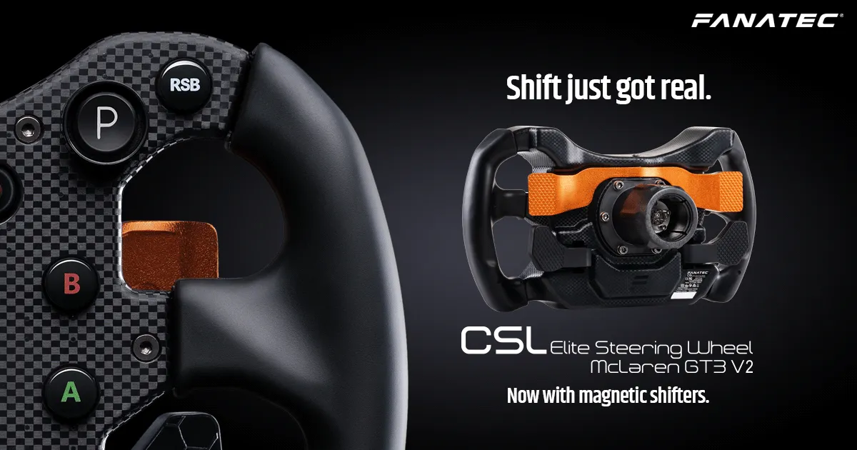 New Fanatec Mclaren GT3 V2 Wheel Available Now! - BoxThisLap