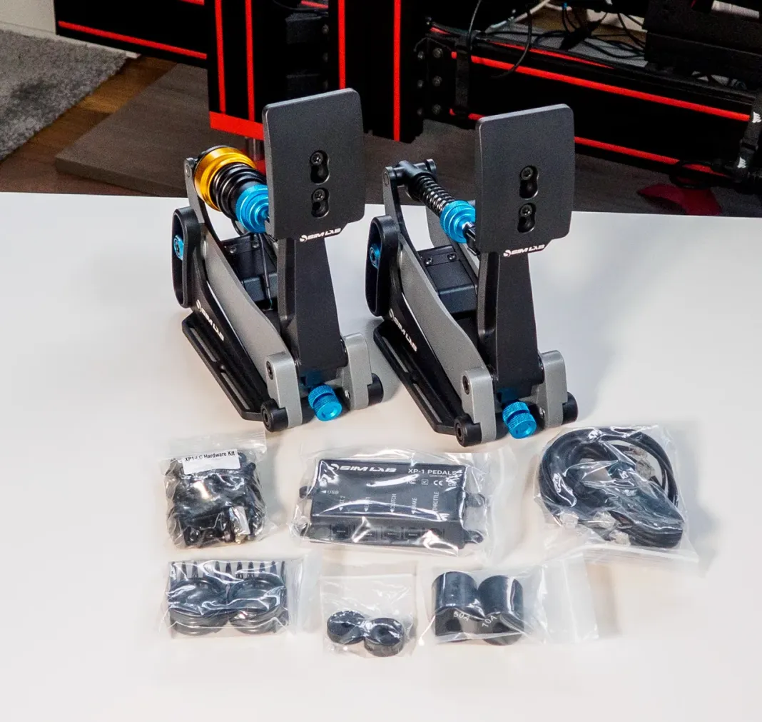 SimLab XP1シミュレータのペダル Simlab XP1 Pedals Simagic P-HPR Mount Full Setfor Sim Racing